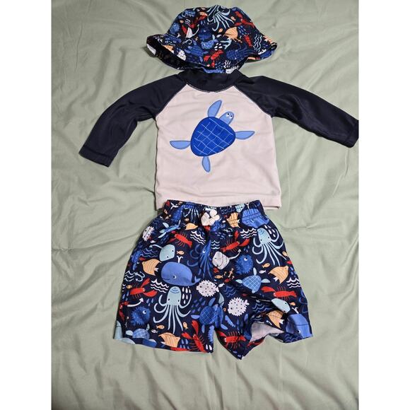 Gymboree baby 12 to 18 month boys swim set - Picture 1 of 11